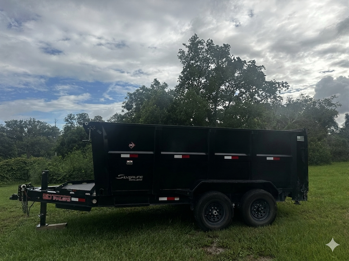 7x14 dump trailer for rent in Deltona, FL — photo 1 of 4